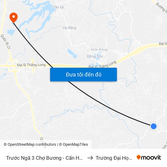 Trước Ngã 3 Chợ Bương - Cấn Hữu 30m to Trường Đại Học Fpt map