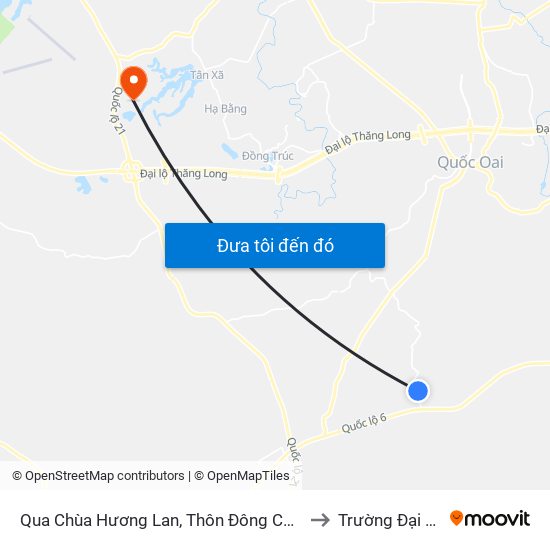 Qua Chùa Hương Lan, Thôn Đông Cựu, Đông Sơn 30m to Trường Đại Học Fpt map