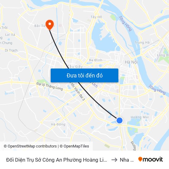 Đối Diện Trụ Sở Công An Phường Hoàng Liệt- 1277 Giải Phóng to Nha Khoa map