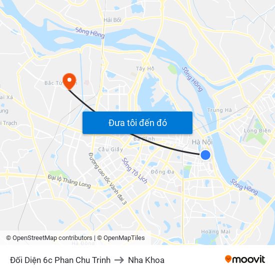 Đối Diện 6c Phan Chu Trinh to Nha Khoa map