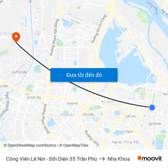 Công Viên Lê Nin - Đối Diện 35 Trần Phú to Nha Khoa map