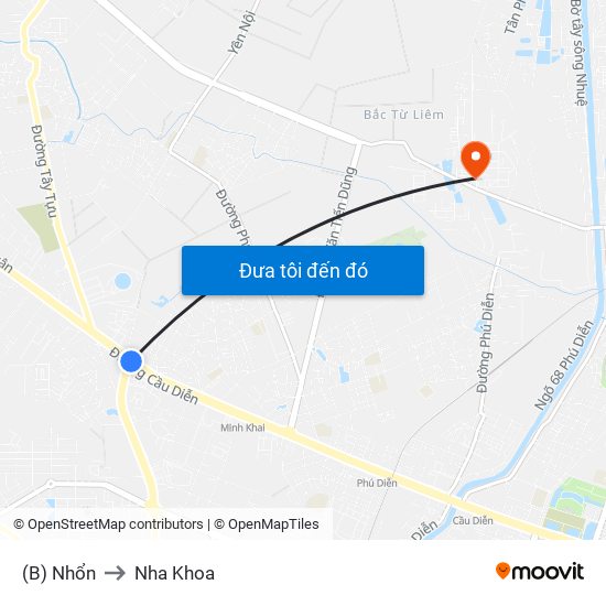 (B) Nhổn to Nha Khoa map