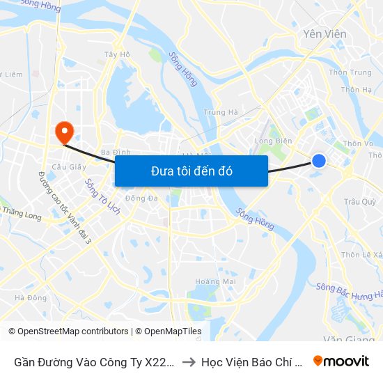 Gần Đường Vào Công Ty X22 - 705 Nguyễn Văn Linh to Học Viện Báo Chí Và Tuyên Truyền map