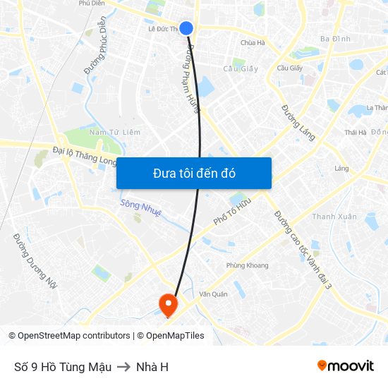 Số 9 Hồ Tùng Mậu to Nhà H map