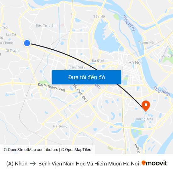 (A) Nhổn to Bệnh Viện Nam Học Và Hiếm Muộn Hà Nội map