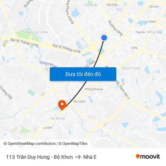 113 Trần Duy Hưng - Bộ Khcn to Nhà E map