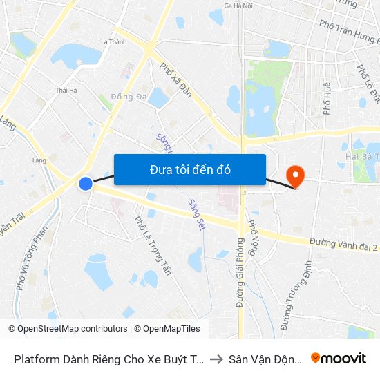 Platform Dành Riêng Cho Xe Buýt Trước Nhà 604 Trường Chinh to Sân Vận Động Bách Khoa map