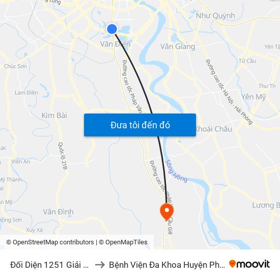 Đối Diện 1251 Giải Phóng to Bệnh Viện Đa Khoa Huyện Phú Xuyên map