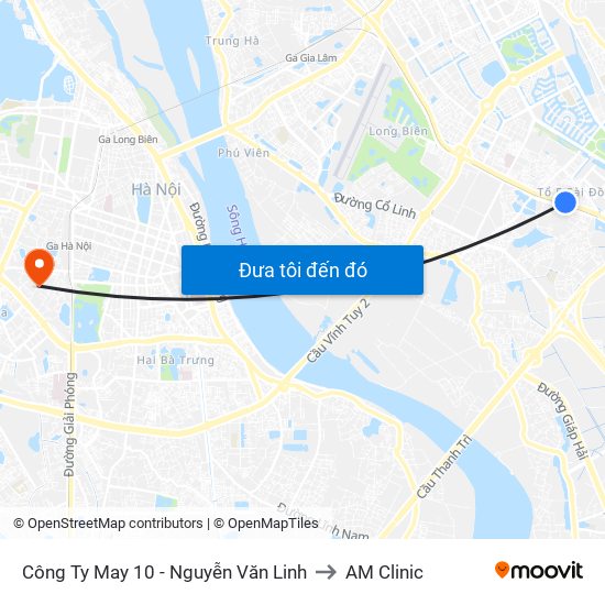 Công Ty May 10 - Nguyễn Văn Linh to AM Clinic map