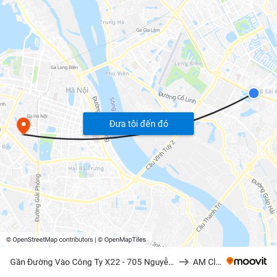 Gần Đường Vào Công Ty X22 - 705 Nguyễn Văn Linh to AM Clinic map