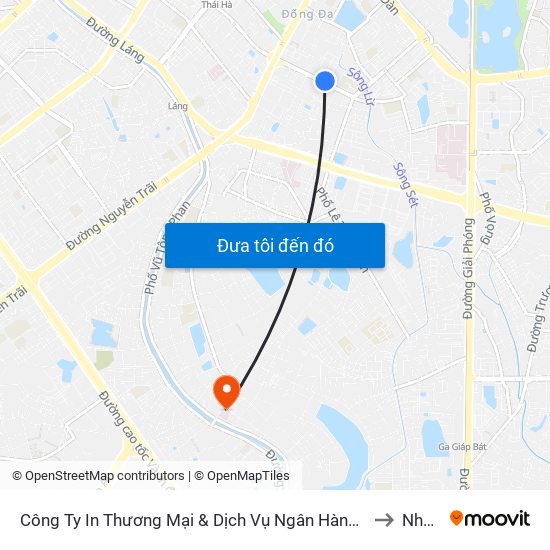 Công Ty In Thương Mại & Dịch Vụ Ngân Hàng - Số 10 Chùa Bộc to Nhà S2 map