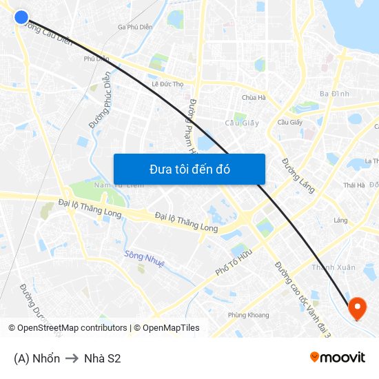 (A) Nhổn to Nhà S2 map