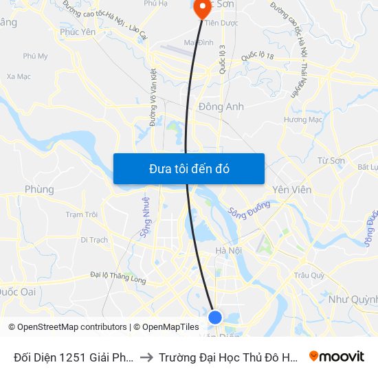 Đối Diện 1251 Giải Phóng to Trường Đại Học Thủ Đô Hà Nội map