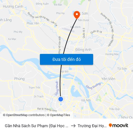 144 Xuân Thủy to Trường Đại Học Thủ Đô Hà Nội map