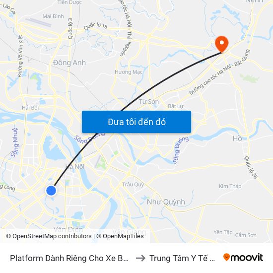 Platform Dành Riêng Cho Xe Buýt Trước Nhà 604 Trường Chinh to Trung Tâm Y Tế Thành Phố Bắc Ninh map