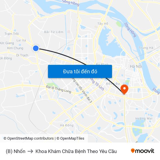 (B) Nhổn to Khoa Khám Chữa Bệnh Theo Yêu Cầu map