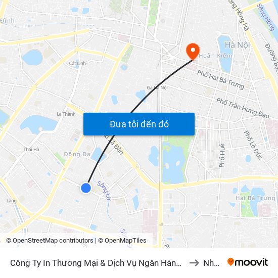 Công Ty In Thương Mại & Dịch Vụ Ngân Hàng - Số 10 Chùa Bộc to Nhà A3 map