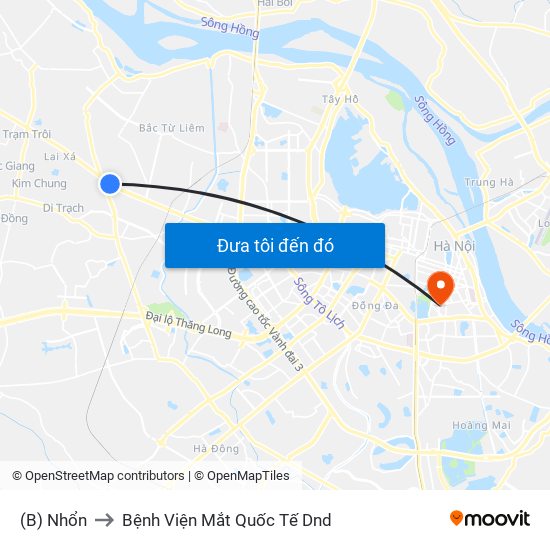 (B) Nhổn to Bệnh Viện Mắt Quốc Tế Dnd map