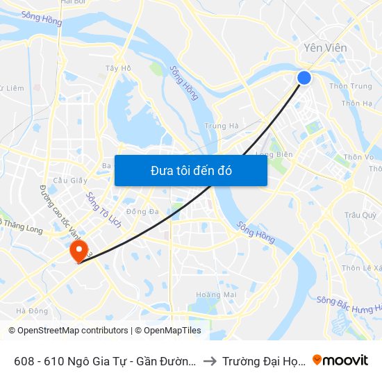 608 - 610 Ngô Gia Tự - Gần Đường Lên Cầu Đuống to Trường Đại Học Hà Nội map