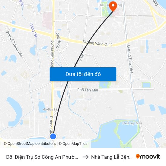 Đối Diện Trụ Sở Công An Phường Hoàng Liệt- 1277 Giải Phóng to Nhà Tang Lễ Bệnh Viện Thanh Nhàn map