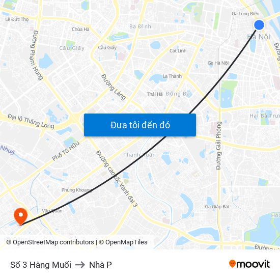 Số 3 Hàng Muối to Nhà P map