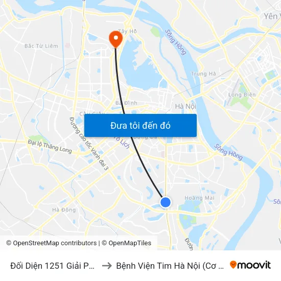 Đối Diện 1251 Giải Phóng to Bệnh Viện Tim Hà Nội (Cơ Sở 2) map