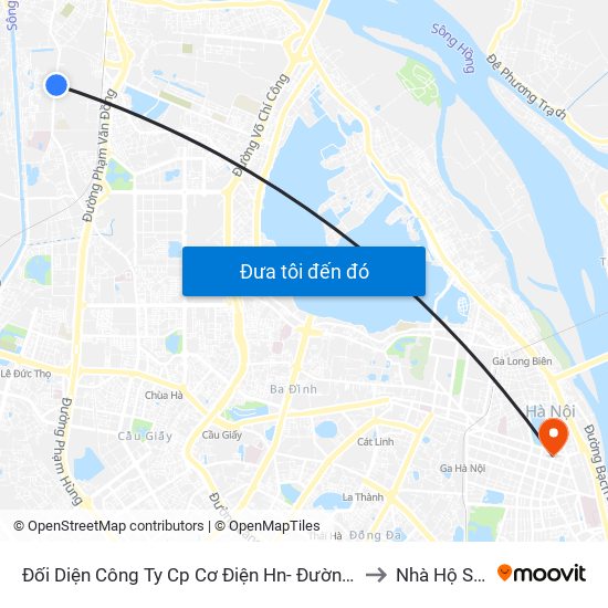 Đối Diện Công Ty Cp Cơ Điện Hn- Đường Đức Thắng to Nhà Hộ Sinh A map