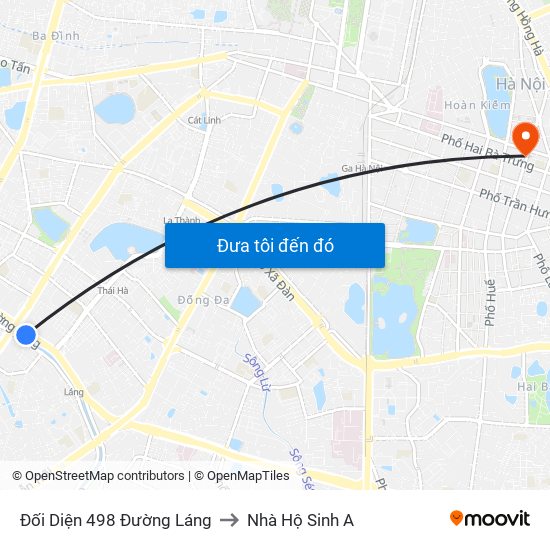 Đối Diện 498 Đường Láng to Nhà Hộ Sinh A map