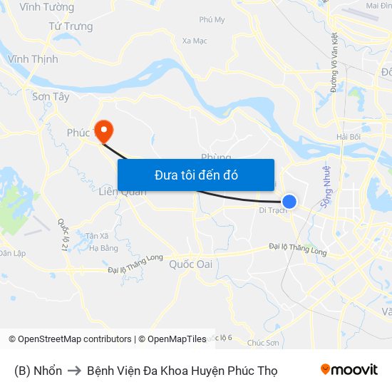 (B) Nhổn to Bệnh Viện Đa Khoa Huyện Phúc Thọ map