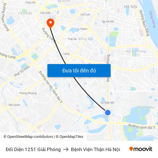 Đối Diện 1251 Giải Phóng to Bệnh Viện Thận Hà Nội map