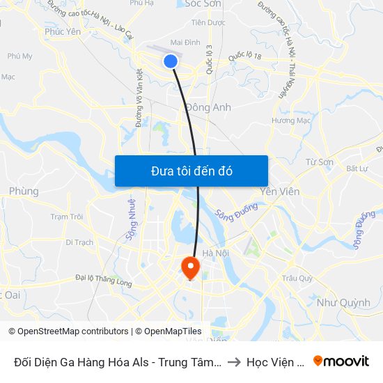 Đối Diện Ga Hàng Hóa Als - Trung Tâm Dịch Vụ Kỹ Thuật Cung Ứng Điện to Học Viện Ngân Hàng map