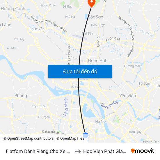 Flatfom Dành Riêng Cho Xe Buýt Trước Nhà 45 Đường Láng to Học Viện Phật Giáo Việt Nam Tại Hà Nội map