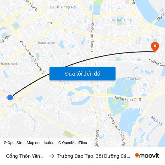 Cổng Thôn Yên Xá - 89 Cầu Bươu to Trường Đào Tạo, Bồi Dưỡng Cán Bộ Công Thương Trung Ương map