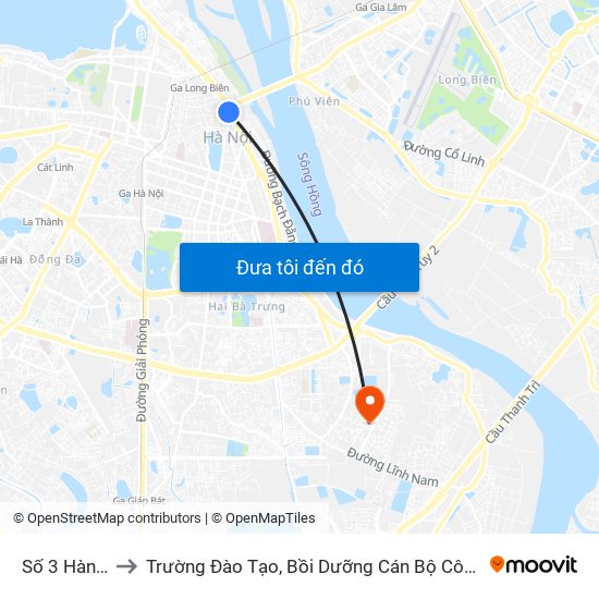 Số 3 Hàng Muối to Trường Đào Tạo, Bồi Dưỡng Cán Bộ Công Thương Trung Ương map