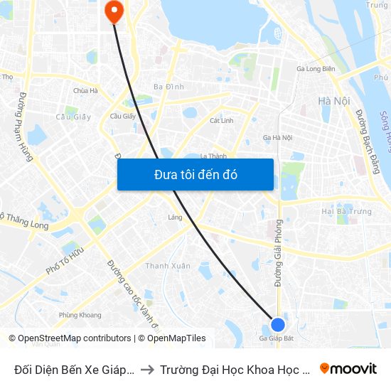 Đối Diện Bến Xe Giáp Bát - Giải Phóng to Trường Đại Học Khoa Học Và Công Nghệ Hà Nội map