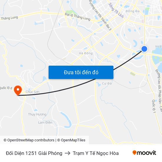 Đối Diện 1251 Giải Phóng to Trạm Y Tế Ngọc Hòa map