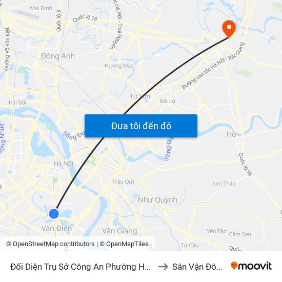 Đối Diện Trụ Sở Công An Phường Hoàng Liệt- 1277 Giải Phóng to Sân Vận Đông Bắc Ninh map