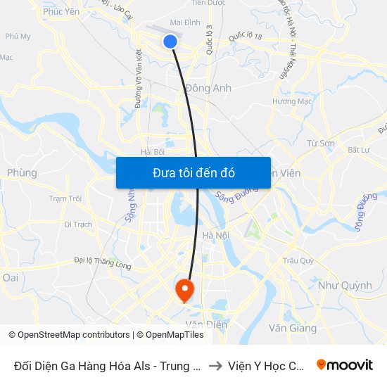 Đối Diện Ga Hàng Hóa Als - Trung Tâm Dịch Vụ Kỹ Thuật Cung Ứng Điện to Viện Y Học Cổ Truyền Quân Đội map