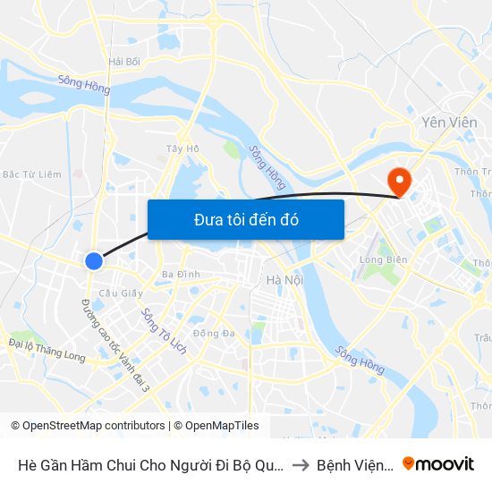 2b Phạm Văn Đồng to Bệnh Viện Đa Khoa Đức Giang map