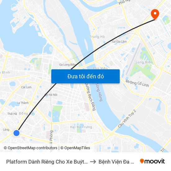 Platform Dành Riêng Cho Xe Buýt Trước Nhà 604 Trường Chinh to Bệnh Viện Đa Khoa Đức Giang map