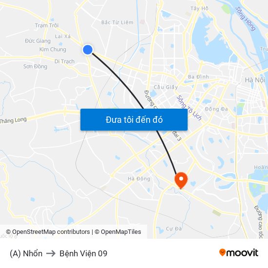 (A) Nhổn to Bệnh Viện 09 map
