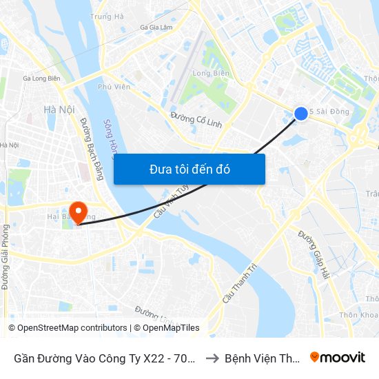 Gần Đường Vào Công Ty X22 - 705 Nguyễn Văn Linh to Bệnh Viện Thanh Nhàn map