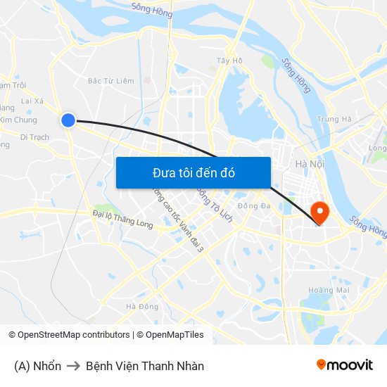 (A) Nhổn to Bệnh Viện Thanh Nhàn map