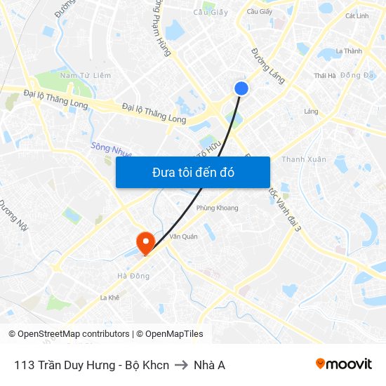 113 Trần Duy Hưng - Bộ Khcn to Nhà A map