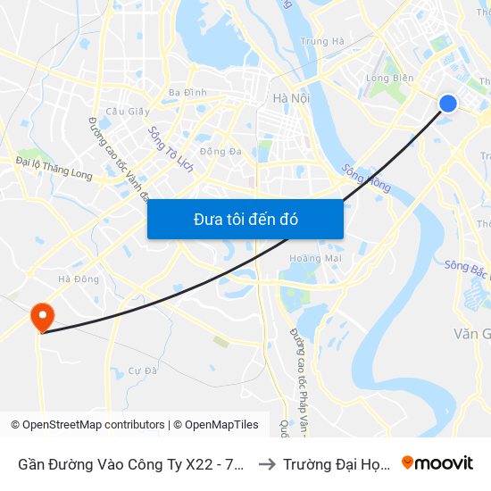 Gần Đường Vào Công Ty X22 - 705 Nguyễn Văn Linh to Trường Đại Học Đại Nam map