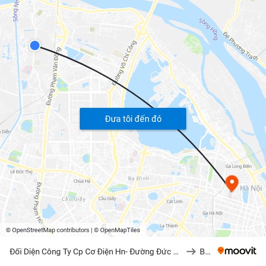 Đối Diện Công Ty Cp Cơ Điện Hn- Đường Đức Thắng to B10 map