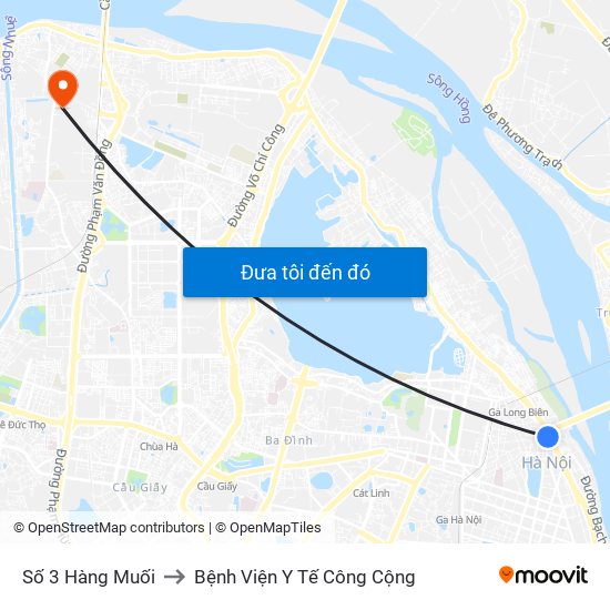 Số 3 Hàng Muối to Bệnh Viện Y Tế Công Cộng map