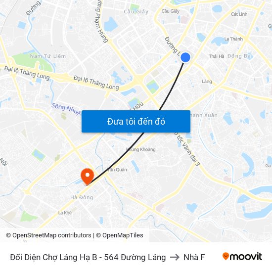 Đối Diện Chợ Láng Hạ B - 564 Đường Láng to Nhà F map