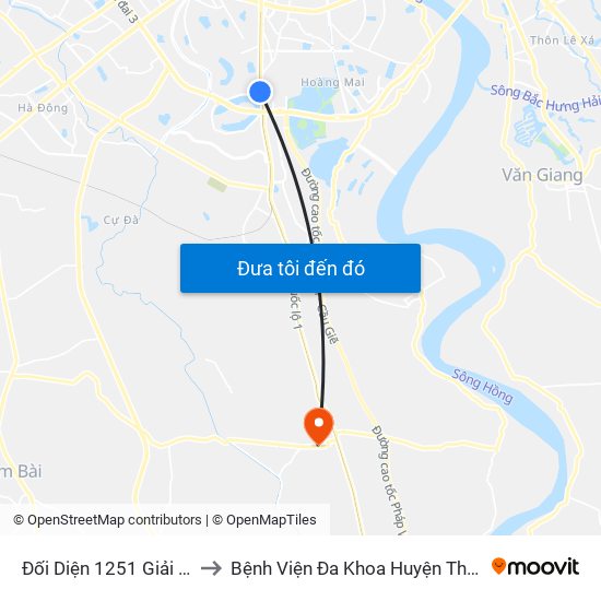 Đối Diện 1251 Giải Phóng to Bệnh Viện Đa Khoa Huyện Thường Tín map