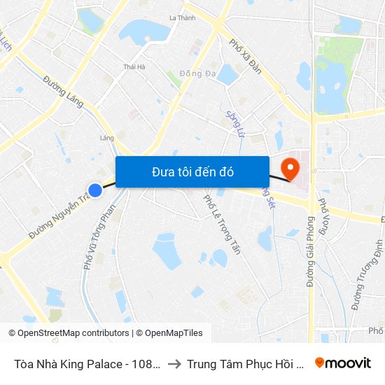 Tòa Nhà King Palace - 108 Nguyễn Trãi to Trung Tâm Phục Hồi Chức Năng map